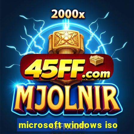 microsoft windows iso